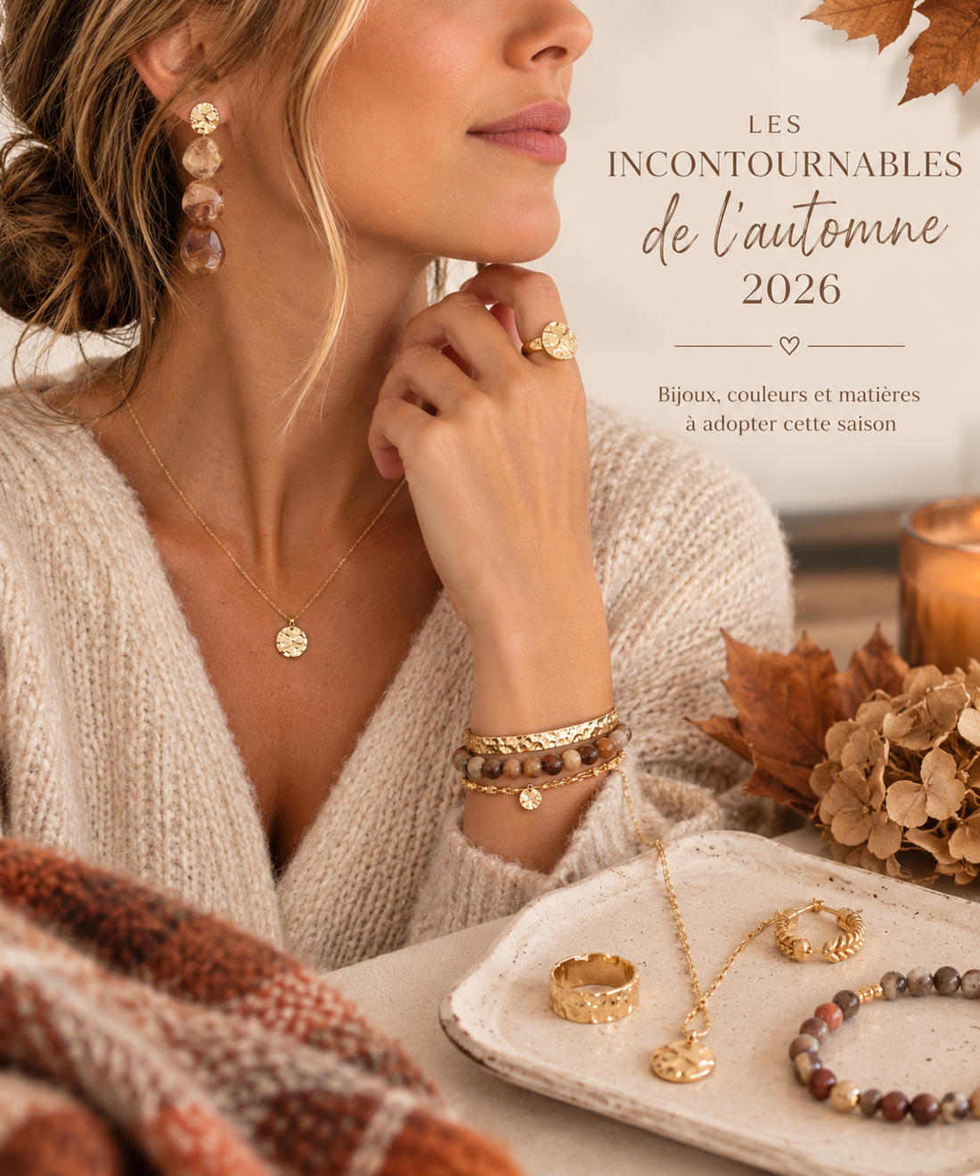 Tendances bijoux automne 2026 : les pièces incontournables