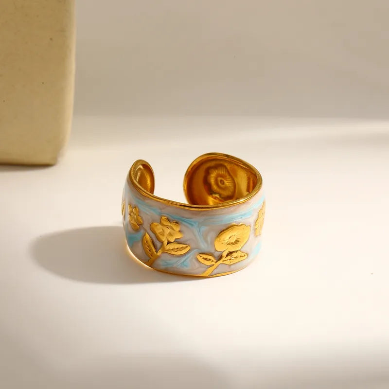 Bague Sakura Bleue
