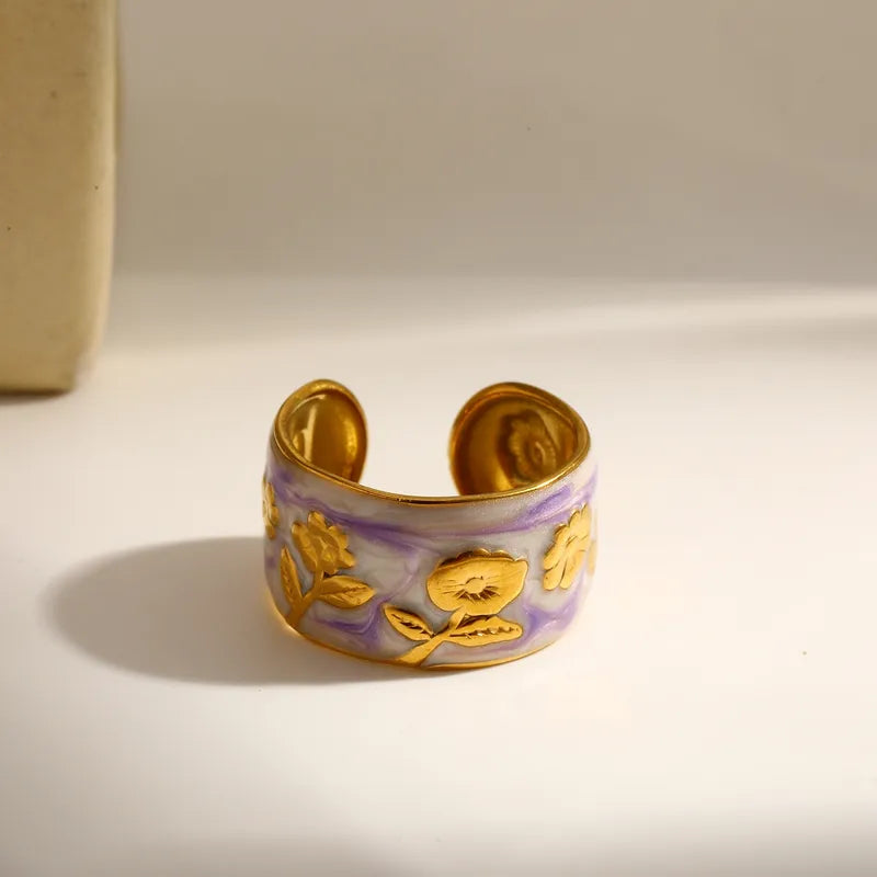Bague Sakura Violette