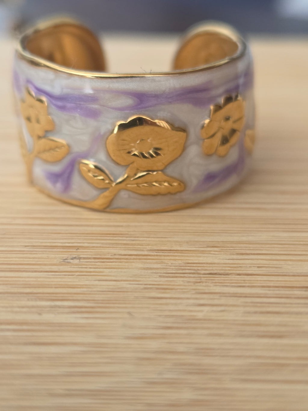 Bague Sakura Violette