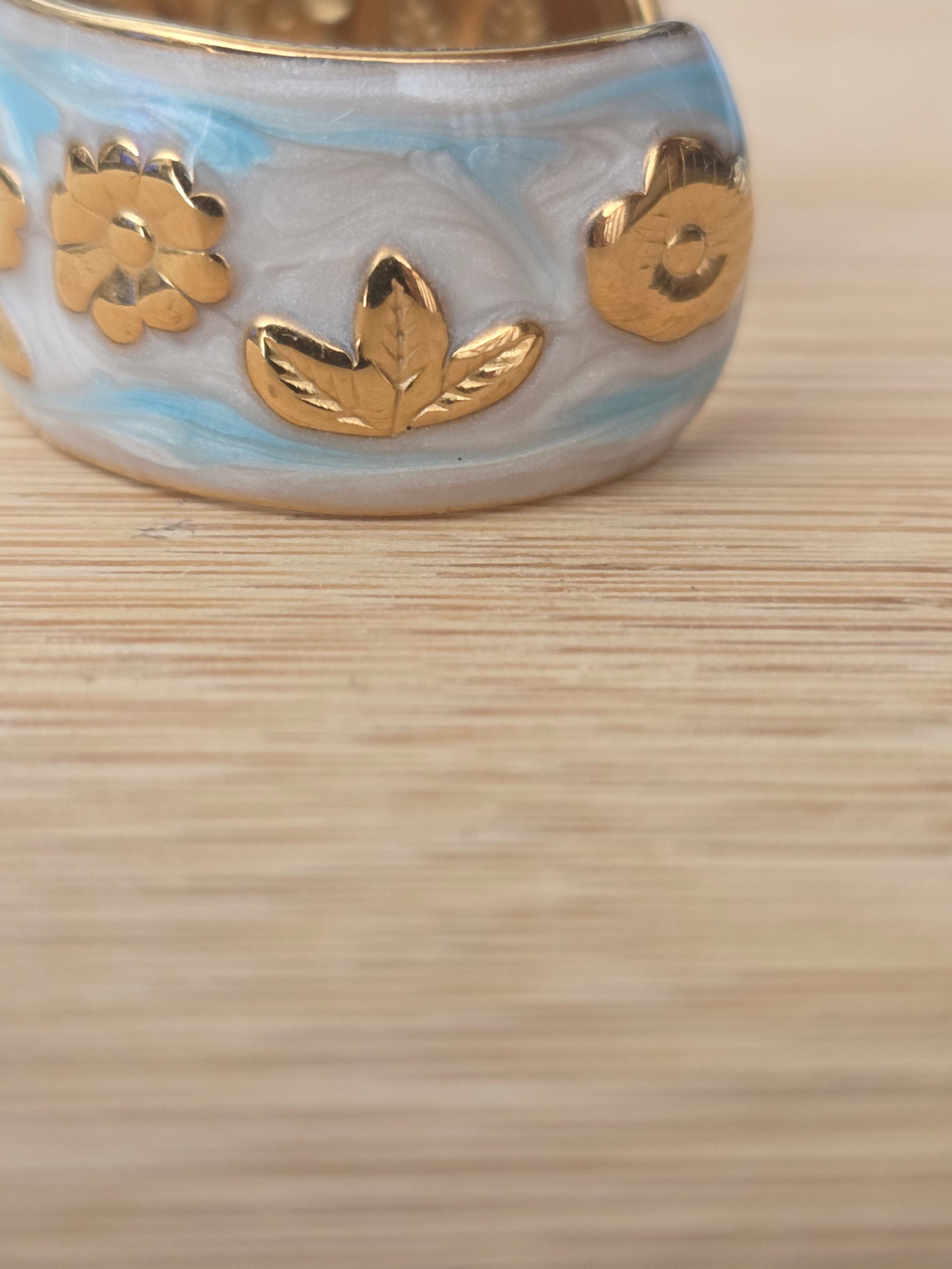 Bague Sakura Bleue